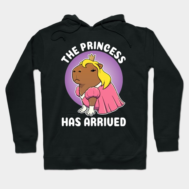 The Princess has arrived Capybara Costume Hoodie by capydays